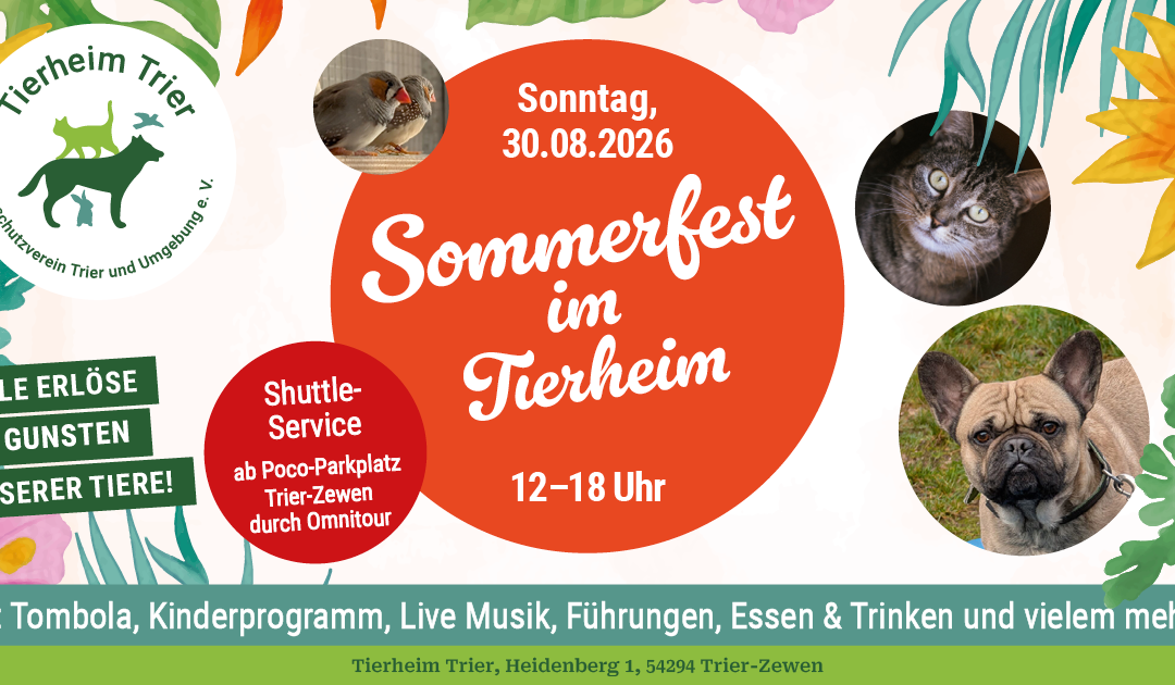 Einladung zum Sommerfest am 30.08.2026