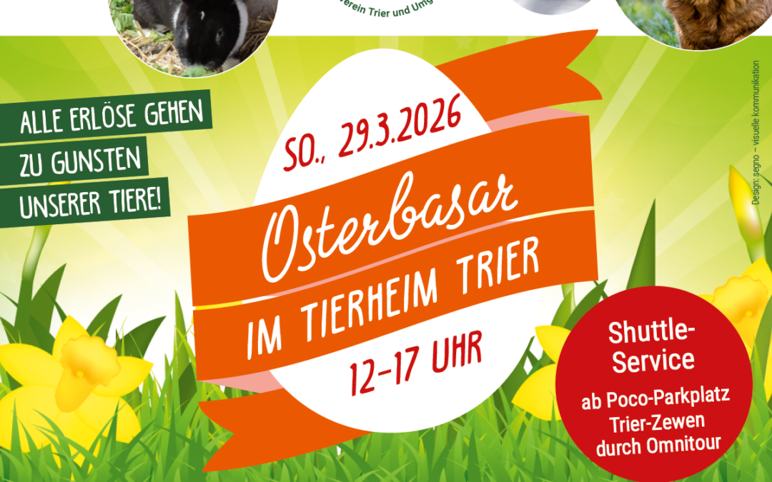 Osterbasar 2026 im Tierheim Trier